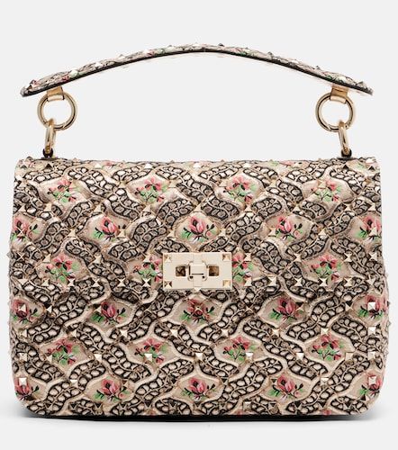 Rockstud Spike Medium top-handle bag - Valentino Garavani - Modalova