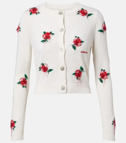 Cárdigan de lana floral - Shushu/Tong - Modalova