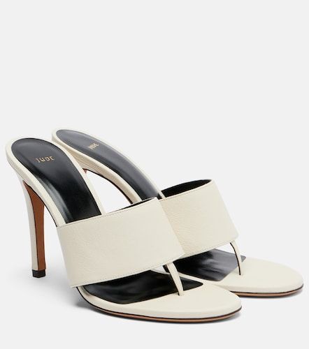 JUDE Snug leather thong sandals - JUDE - Modalova