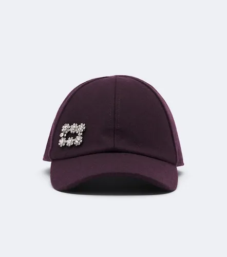 Embellished wool and cashmere baseball cap - Roger Vivier - Modalova