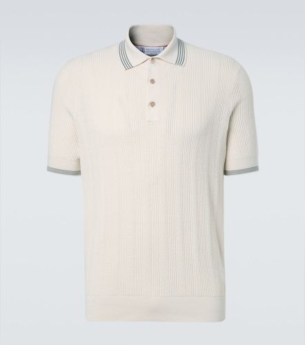 Polo in cotone a coste - Brunello Cucinelli - Modalova