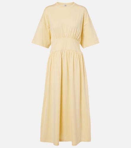 Abito midi in jersey di cotone - Toteme - Modalova