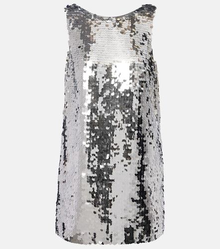 Sequined open-back minidress - Dolce&Gabbana - Modalova