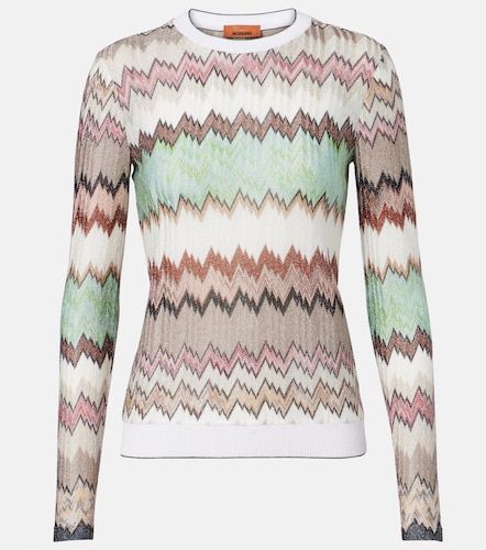 Missoni Top de lamé con zigzag - Missoni - Modalova