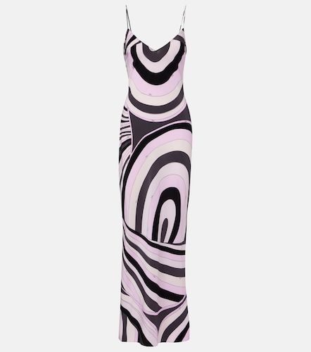 Iride silk crepe de chine slip dress - Pucci - Modalova