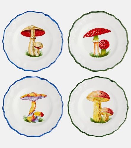 Set de 4 ensaladeras Mushroom de cerámica - Les-Ottomans - Modalova