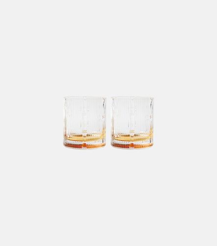 Set de 2 vasos Bamboo de cristal - La DoubleJ - Modalova
