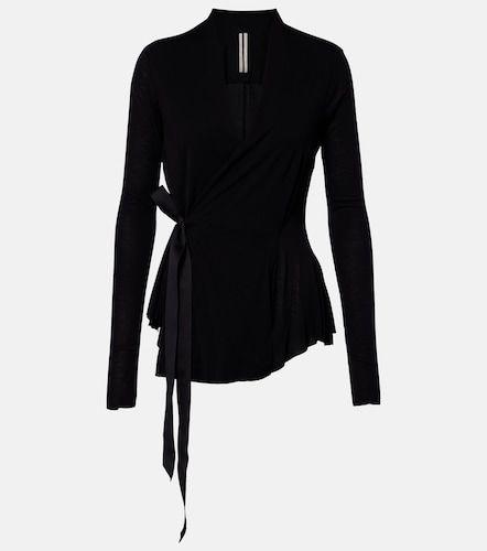 Cárdigan envolvente con lazo - Rick Owens - Modalova