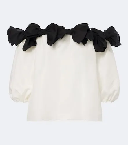 Top de seda con lazo - Carolina Herrera - Modalova