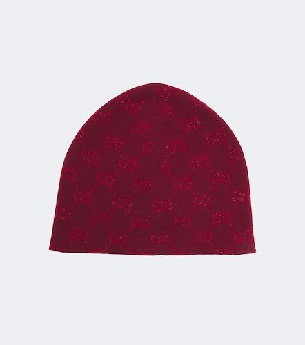 Mütze GG aus Lamé und Jacquard-Strick - Gucci - Modalova