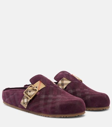 Burberry Zuecos Urchin de ante - Burberry - Modalova