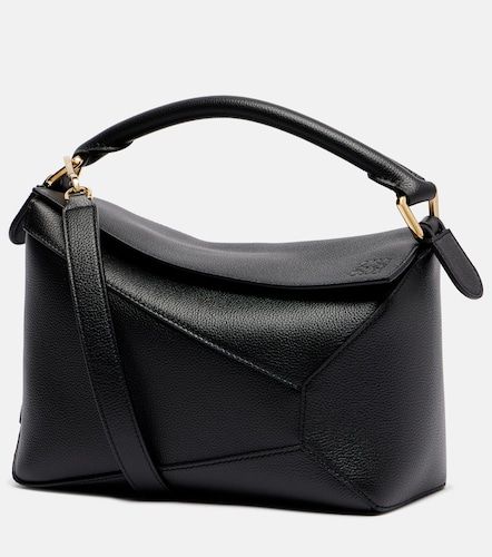 Puzzle Edge Small leather top-handle bag - Loewe - Modalova