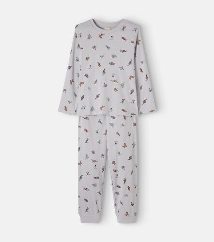 Pijama Milan de algodón estampado - Wheat - Modalova