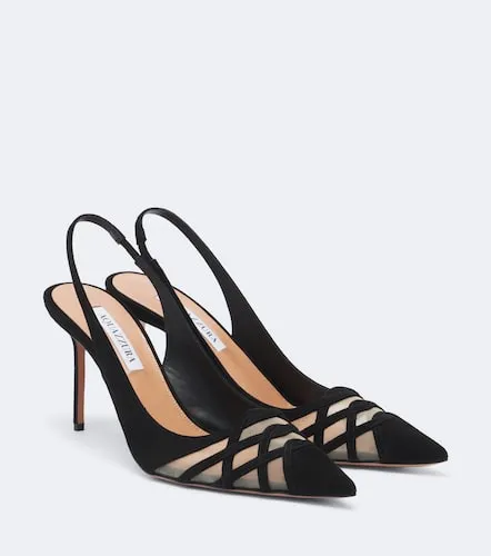 Perfect Match suede slingback pumps - Aquazzura - Modalova