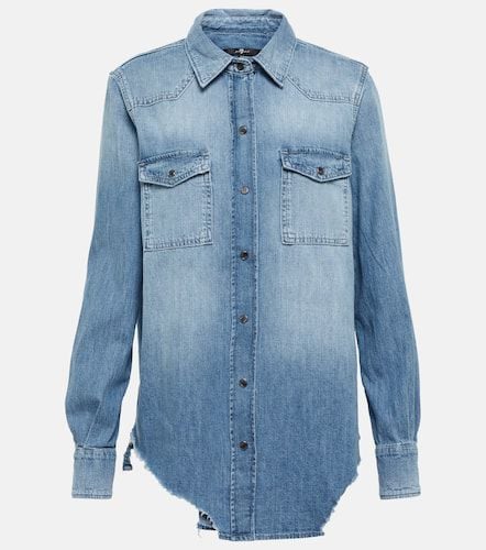 Emilia denim shirt - 7 For All Mankind - Modalova