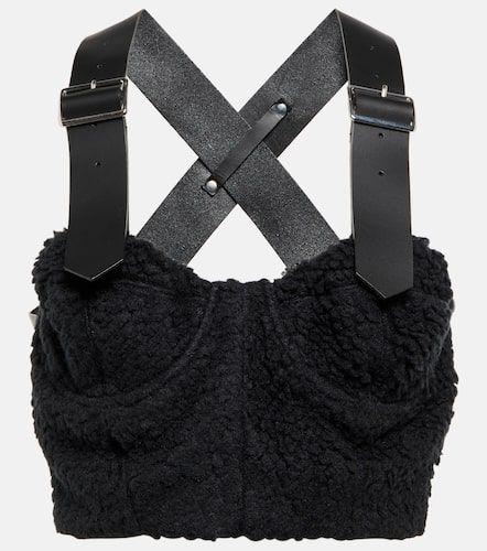 Bustier aus Teddy-Fleece - Noir Kei Ninomiya - Modalova