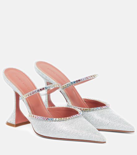 Gilda embellished mules - Amina Muaddi - Modalova