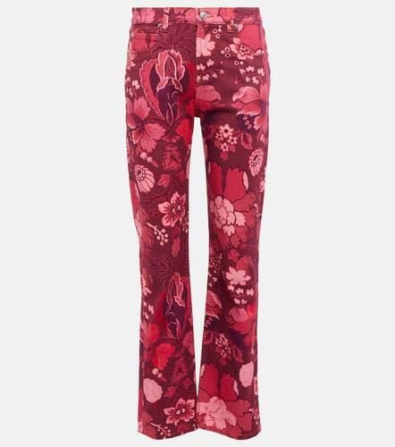 Printed high-rise straight jeans - Etro - Modalova