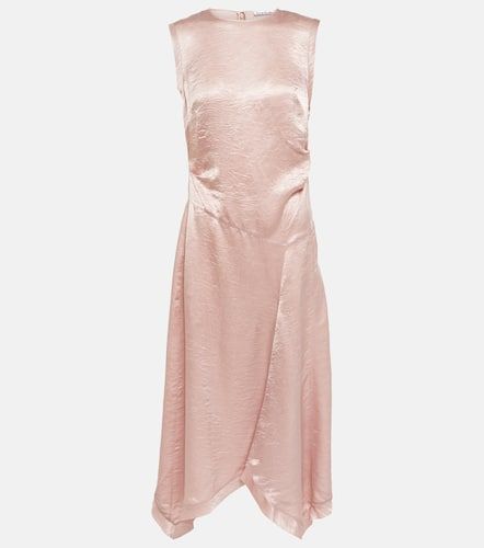 Asymmetric satin midi dress - Acne Studios - Modalova