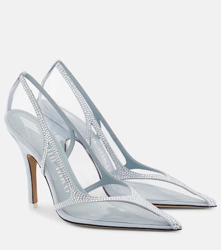 Venus Chrome PVC and suede pumps - The Attico - Modalova