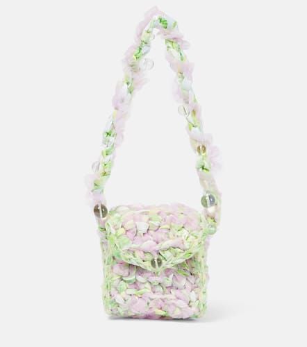 Mini crochet tulle shoulder bag - Susan Fang - Modalova