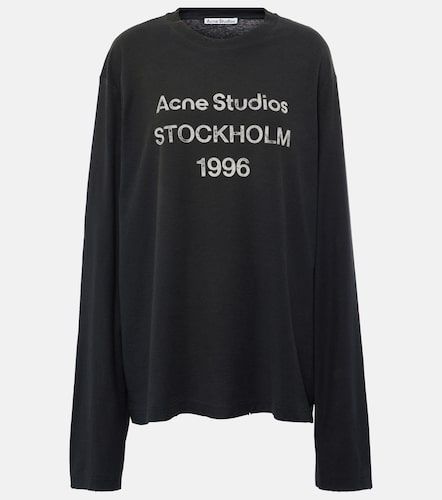 T-Shirt aus Baumwollgemisch - Acne Studios - Modalova