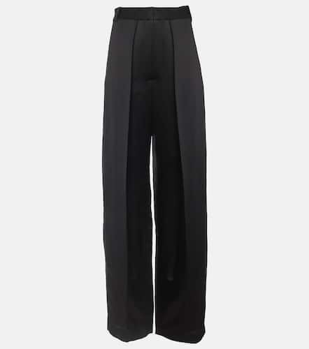 Marinta high-rise satin wide-leg pants - Khaite - Modalova