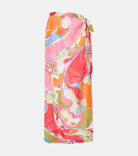 Pareo Orchidee de muselina de algodón - Pucci - Modalova
