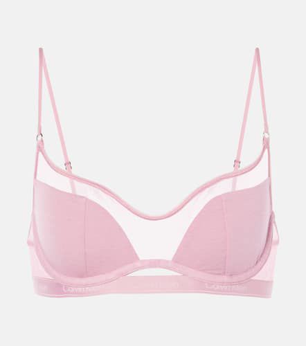 X Calvin Klein bralette de jersey con malla - Nensi Dojaka - Modalova