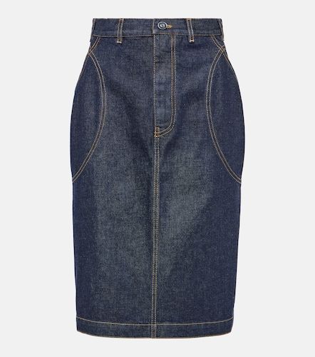 Alaïa Bleistiftrock aus Denim - Alaia - Modalova