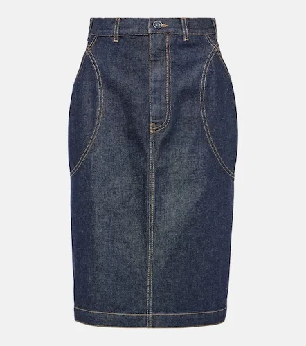Alaia Denim pencil skirt - Alaia - Modalova