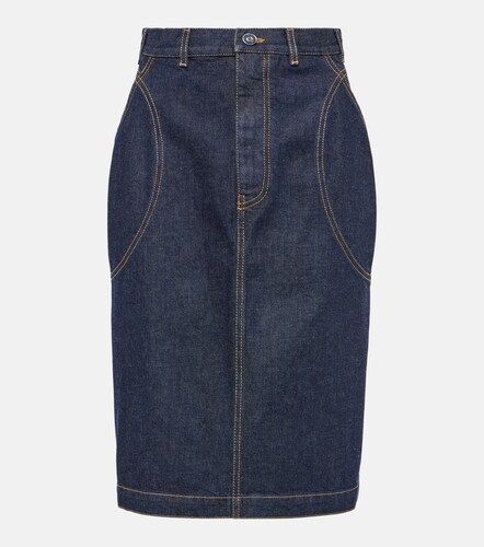 Alaia Denim pencil skirt - Alaia - Modalova