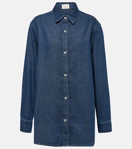 Tove Camisa Navie de denim - Tove - Modalova