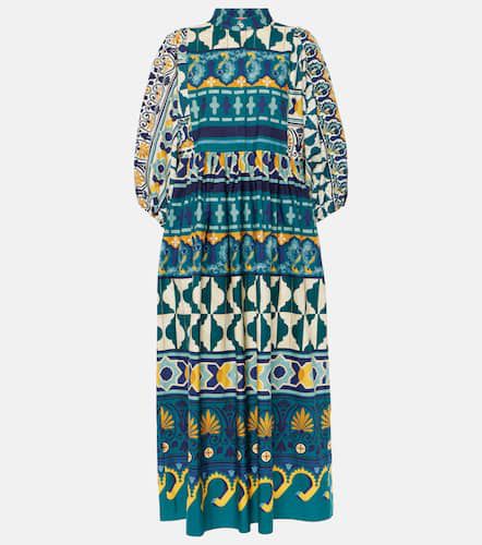 Portofino printed cotton maxi dress - La DoubleJ - Modalova