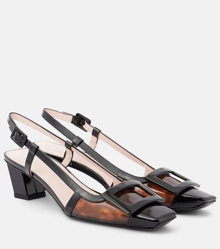 Belle Vivier 45 patent leather slingback pumps - Roger Vivier - Modalova