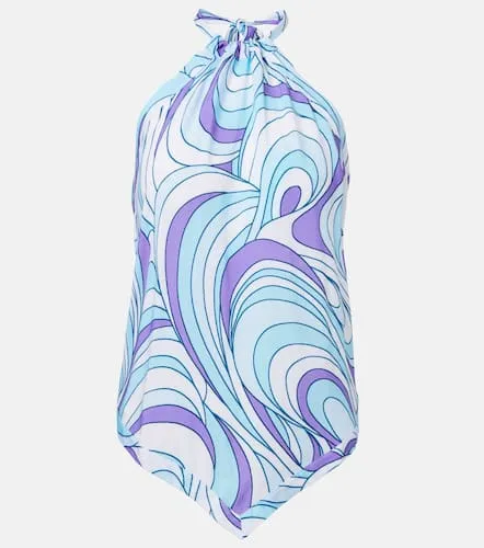 Raya printed halterneck top - Melissa Odabash - Modalova