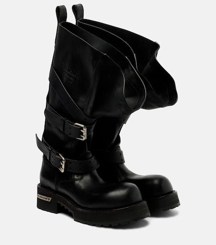 Venom leather combat boots - Balenciaga - Modalova