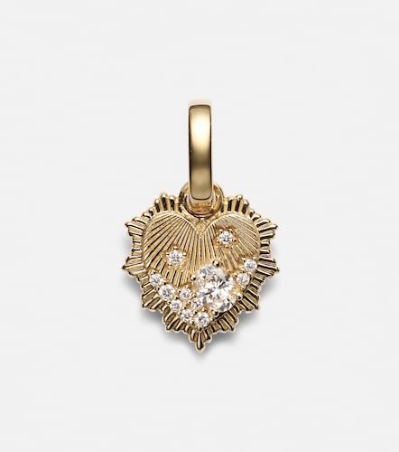 Heart Love Token Mini 18kt pendant with diamonds - FoundRae - Modalova