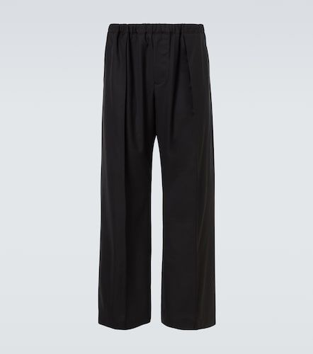 Pantaloni in lana a gamba larga - Plan C - Modalova
