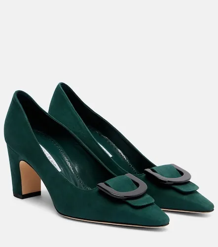 Manolo Blahnik Beti 70 suede pumps - Manolo Blahnik - Modalova