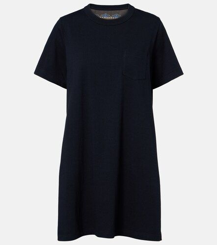 Vestido corto con paisley y paneles - Sacai - Modalova