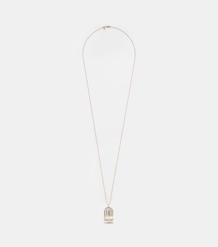 Collana Albert Large in giallo e bianco 14kt con diamanti - Sydney Evan - Modalova
