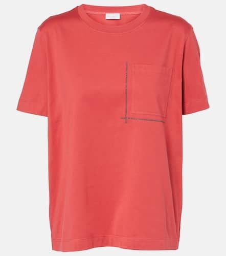 Cotton jersey T-shirt - Brunello Cucinelli - Modalova