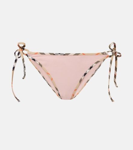 Braga de bikini con Check - Burberry - Modalova