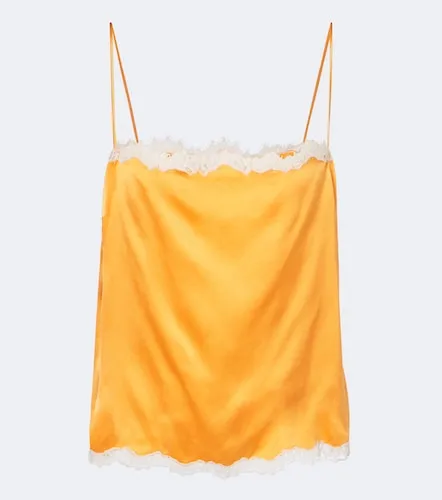 Dôen Top Loure in satin di seta con pizzo - Doen - Modalova