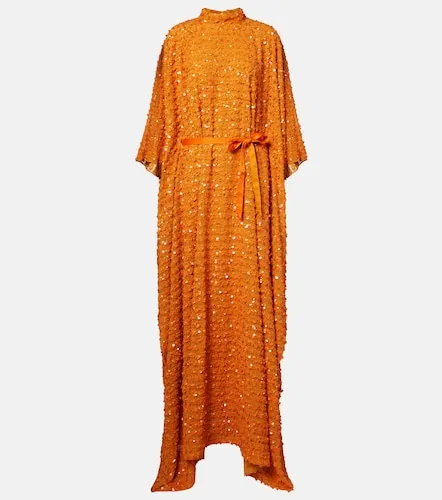 Caracciolo sequined kaftan - Taller Marmo - Modalova