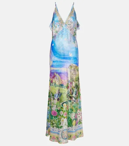 Camilla Printed silk slip dress - Camilla - Modalova