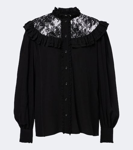 Chloé Bluse aus Seide mit Spitze - Chloe - Modalova