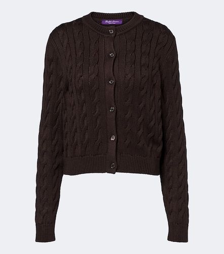 Cardigan in seta a trecce - Ralph Lauren Collection - Modalova