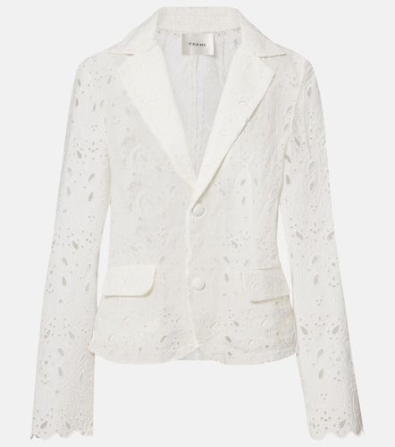 Frame Blazer in cotone con ricamo - Frame - Modalova